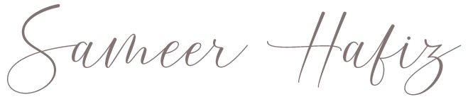 SAMEER HAFIZ SIGNATURE LOGO